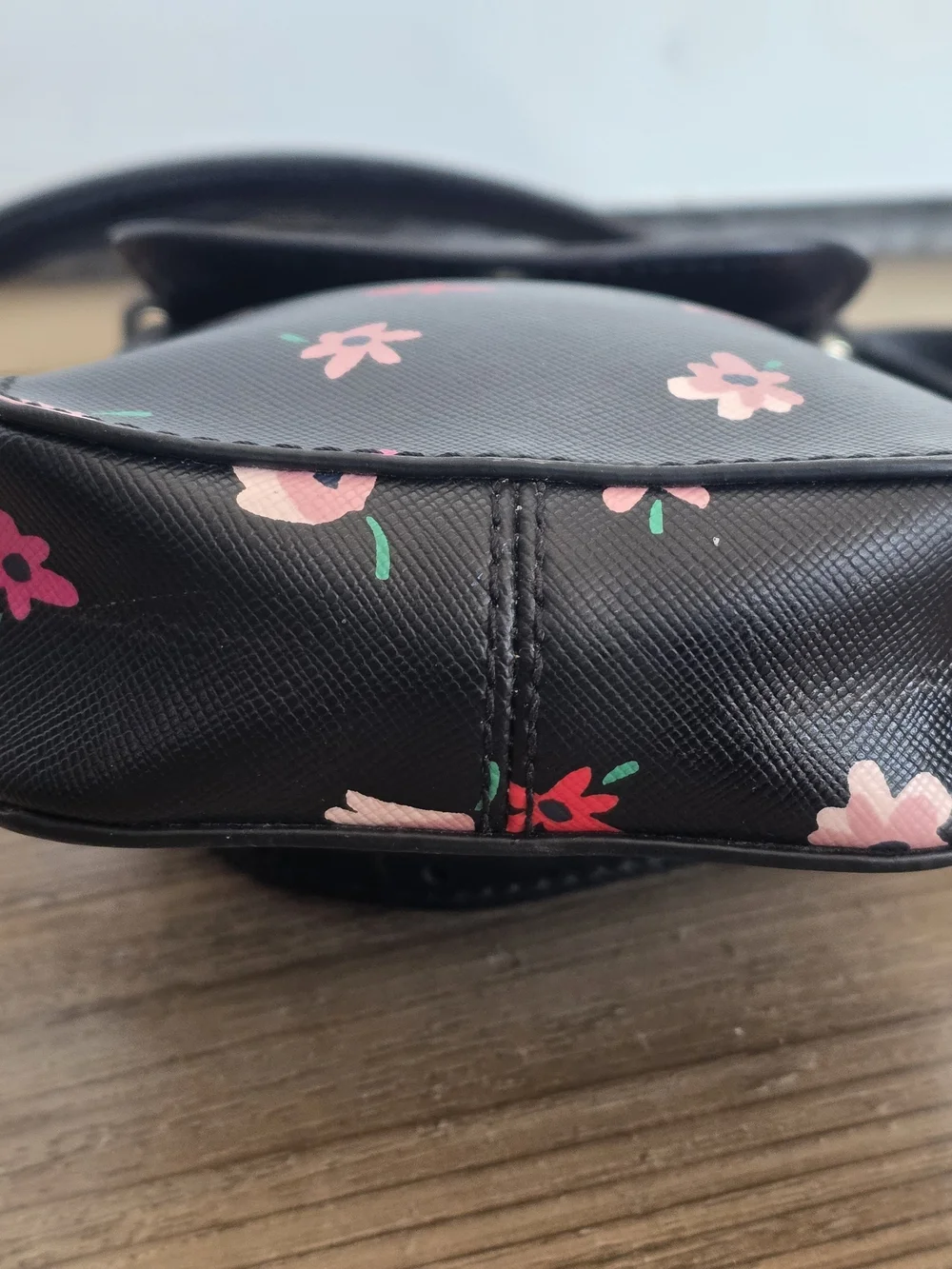 Kate Spade Black Floral Crossbody Phone Bag